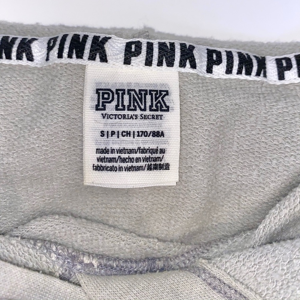 Pink crop top sweatshirt - Picture 2 of 2